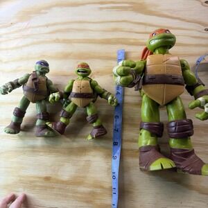 TMNT Playmates Action Figures Lot 2012 Giant Raphael Donatello